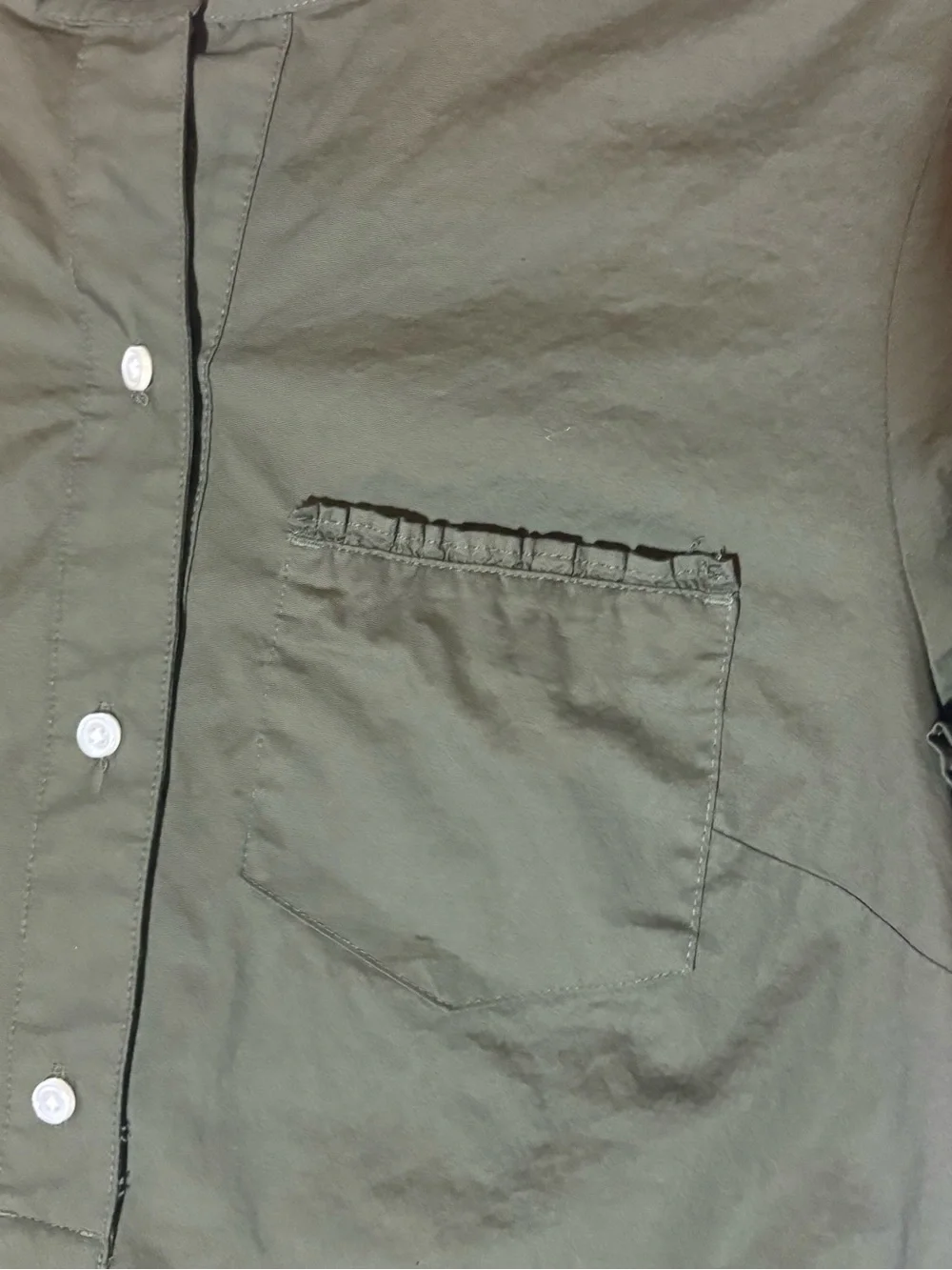 J. Crew Olive Green Blouse